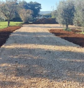 Pacitto movimento terra strada